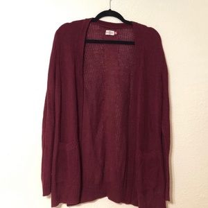 Maroon Cardigan